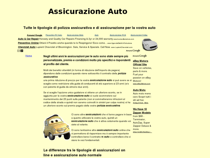 www.assicurazioneinauto.com