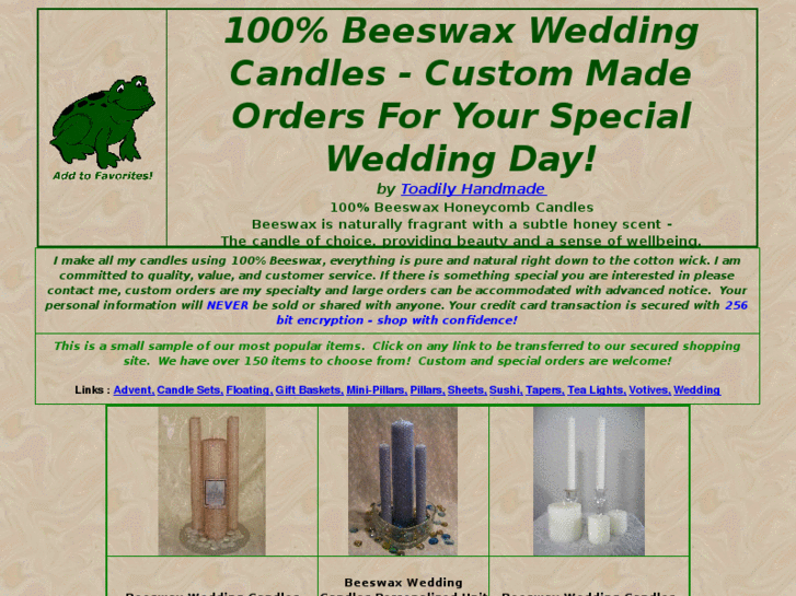 www.beeswaxweddingcandles.com