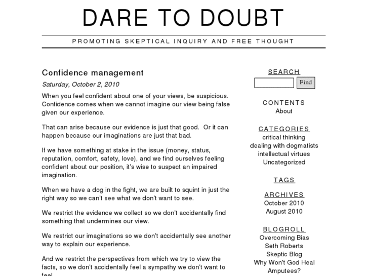 www.daretodoubt.com