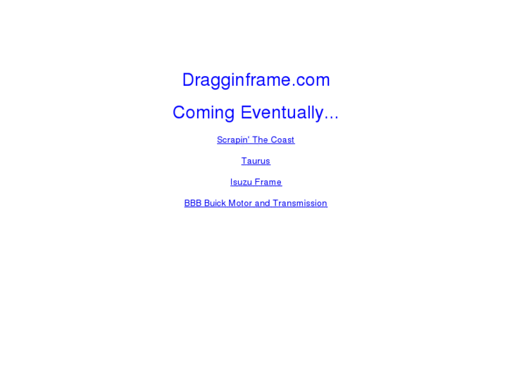 www.dragginframe.com
