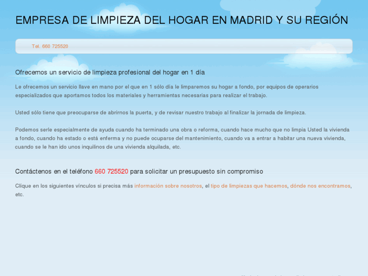 www.empresaslimpiezahogarmadrid.com