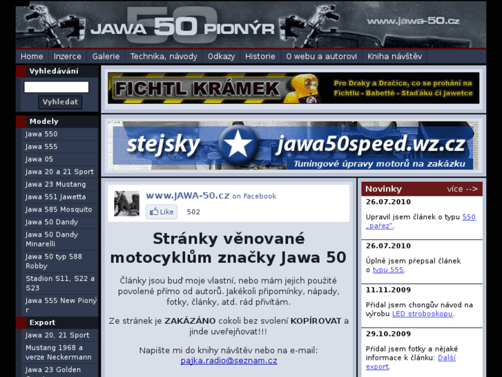 www.jawa-50.cz