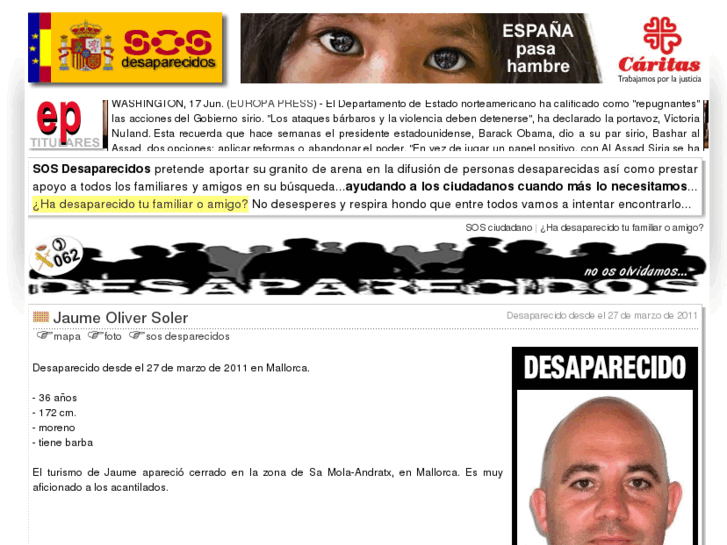 www.sosdesaparecidos.org