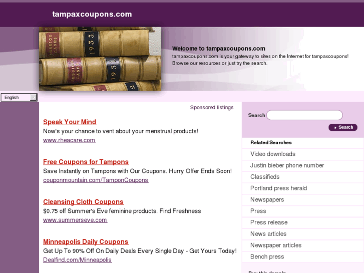 www.tampaxcoupons.com