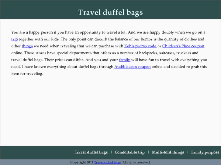 www.travel-duffel-bags.com