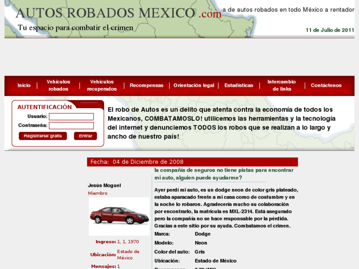 www.autosrobadosmexico.com