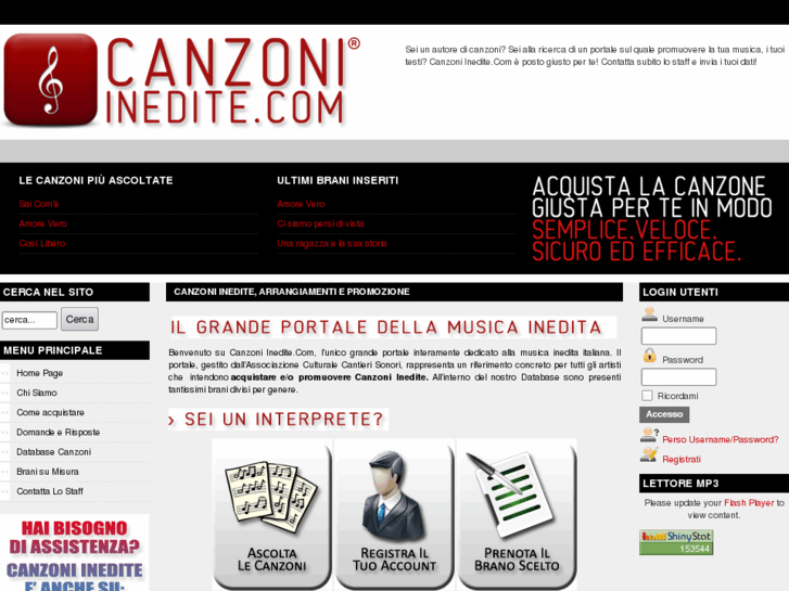 www.canzoniinedite.com