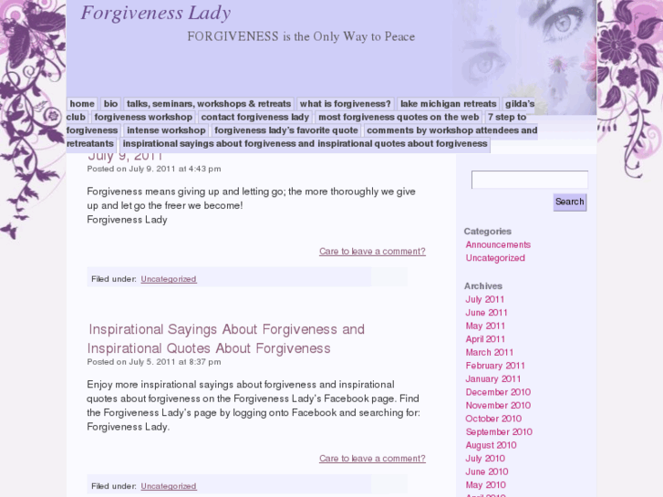 www.forgivenesslady.com