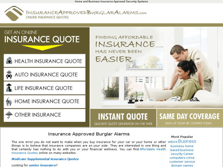 www.insuranceapprovedburglaralarms.com