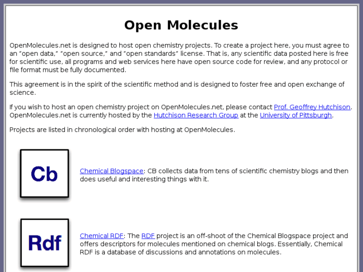 www.openmolecules.net