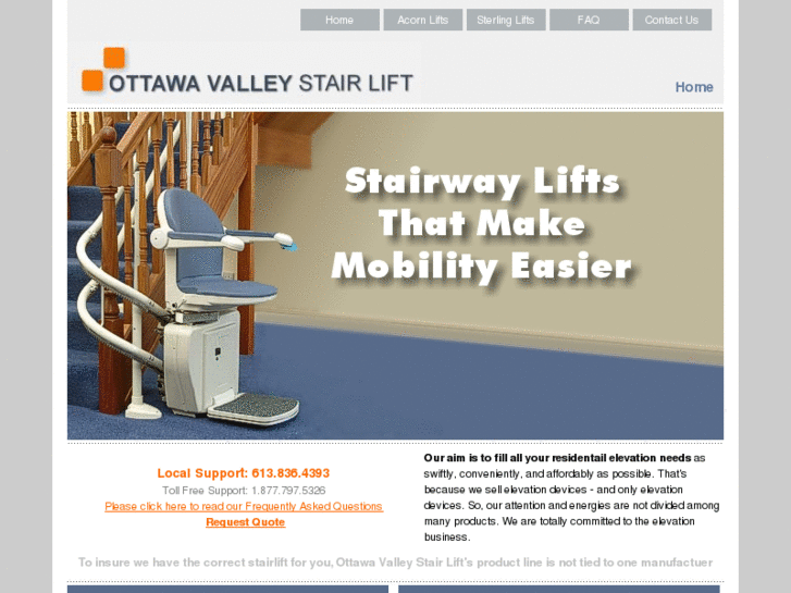 www.ottawavalleystairlift.com