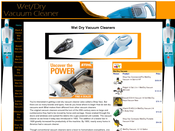 www.wetanddryvacuums.info