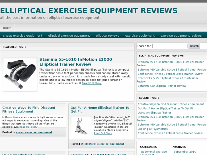 www.elliptical-exerciseequipment.com