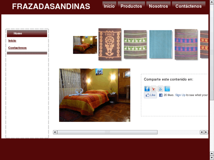 www.frazadasandinas.com