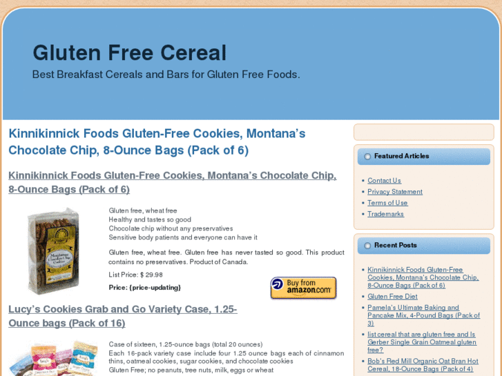 www.glutenfreecereal.org