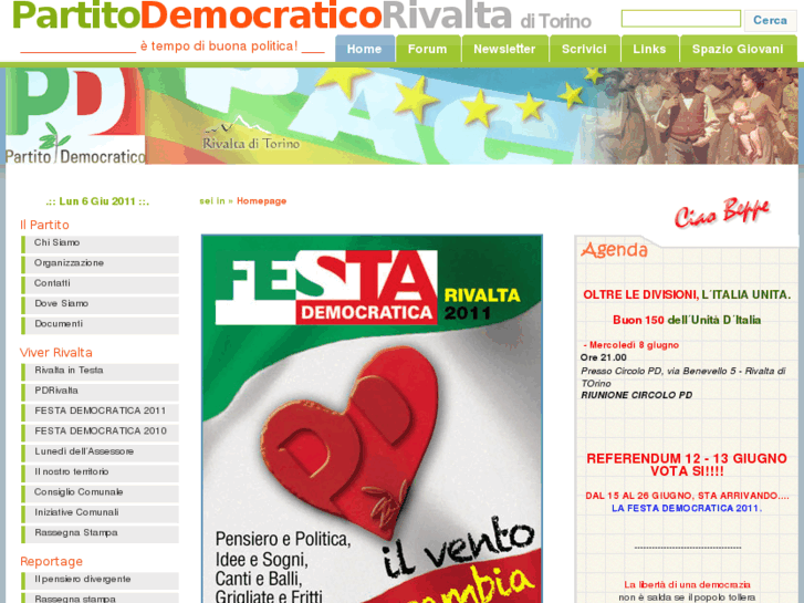 www.partitodemocraticorivalta.it