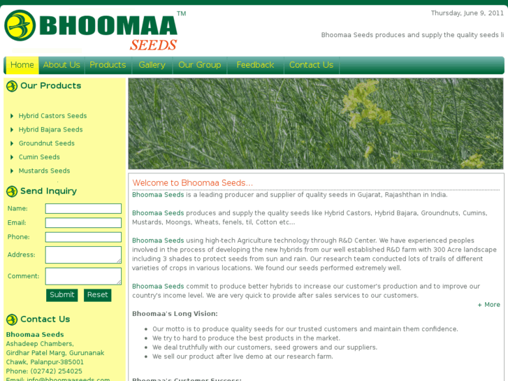 www.bhoomaaseeds.com