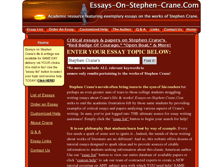 www.essays-on-stephen-crane.com