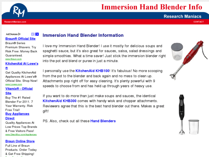 www.immersionhandblender.info