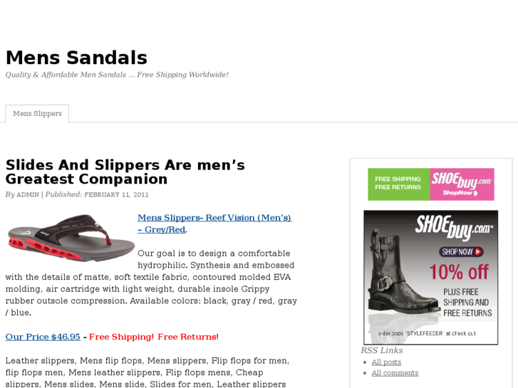 www.mensandals.org