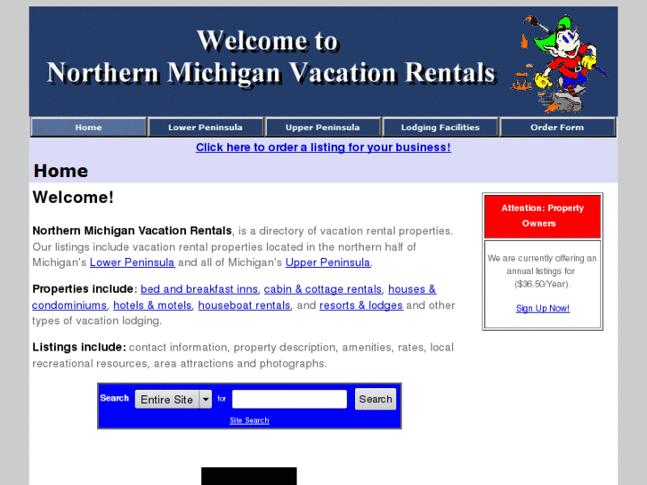 www.michiganvacationrentals.info