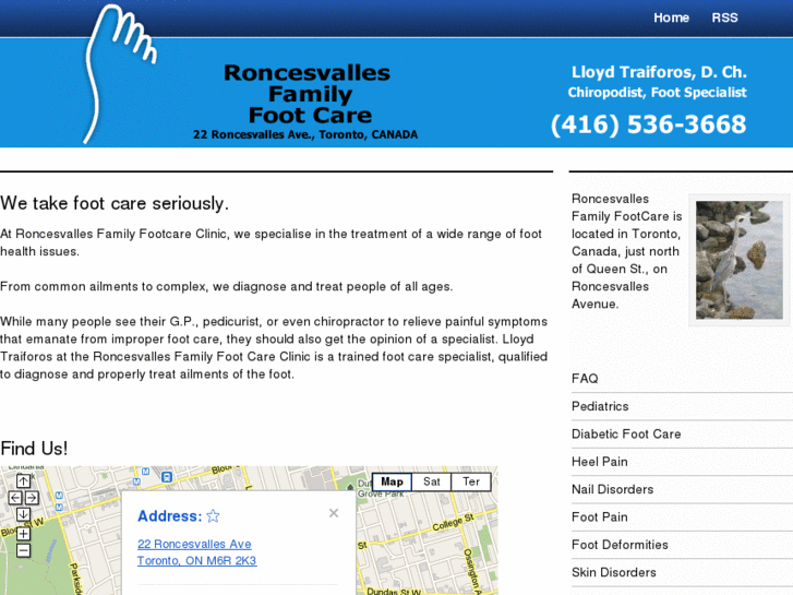 www.roncesvallesfootcare.com