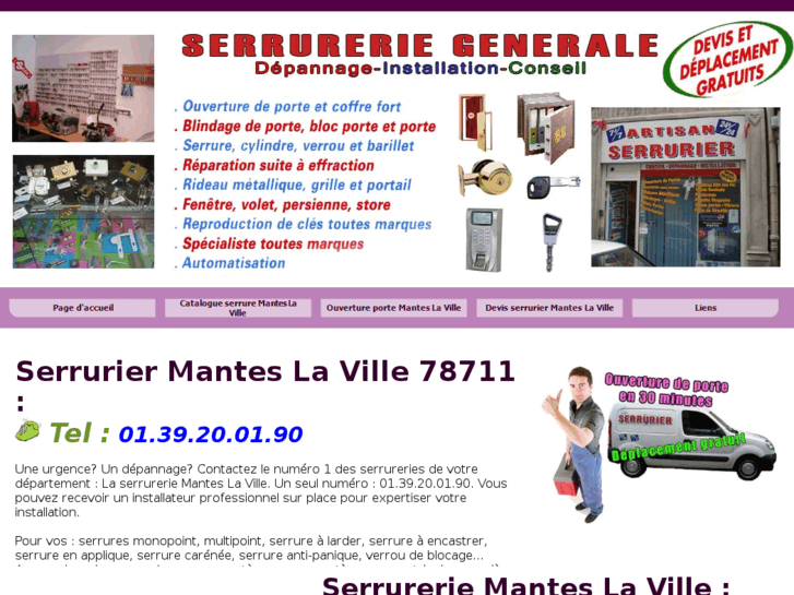 www.serruriersmanteslaville.net