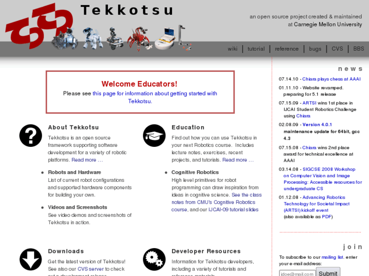 www.tekkotsu.org