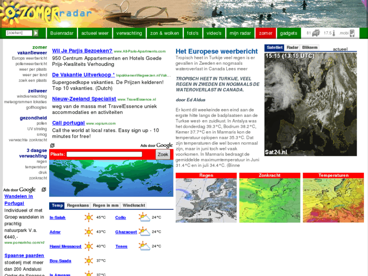 www.zomerradar.nl