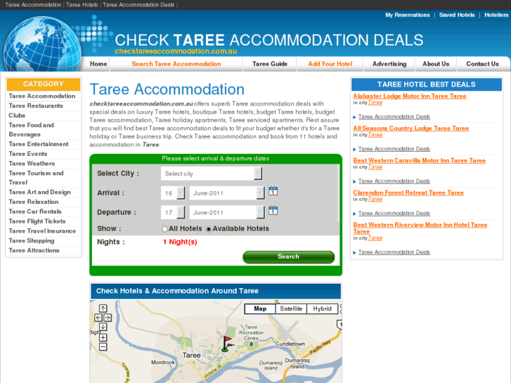 www.checktareeaccommodation.com.au