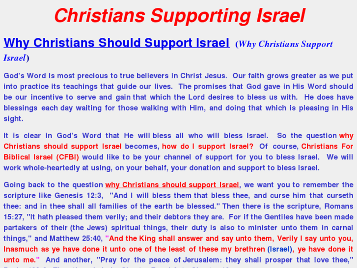 www.christianssupportingisrael.com