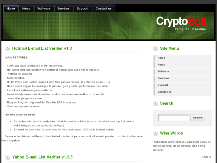 www.cryptosoft.biz