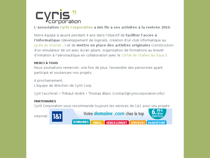 www.cyriscorporation.info