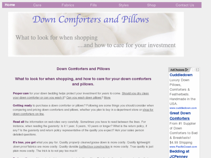 www.down-comforter-info.com