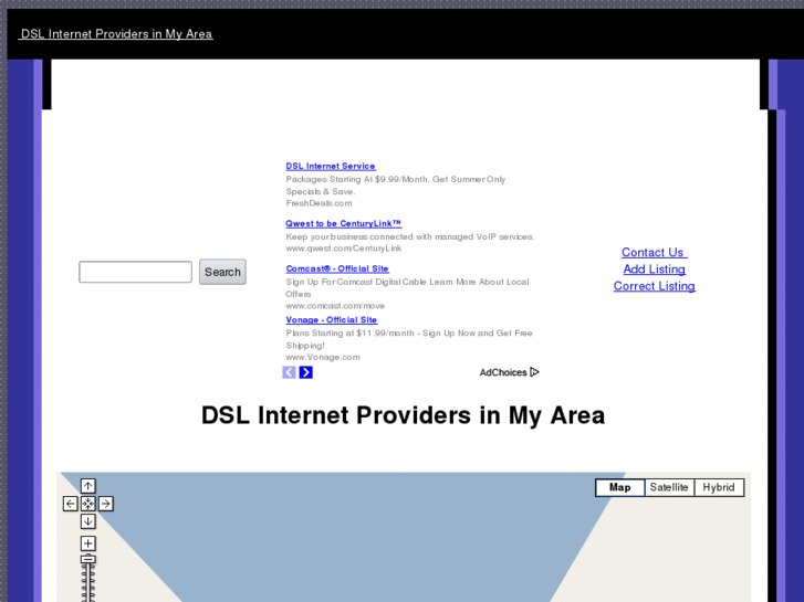 www.dslinternetprovidersinmyarea.com