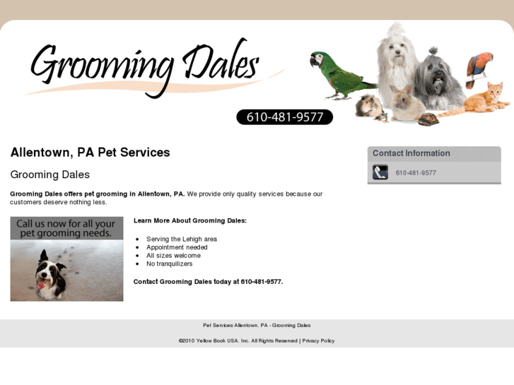 www.groomingdalespetgrooming.com