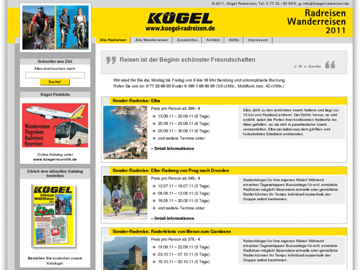 www.koegel-radreisen.de