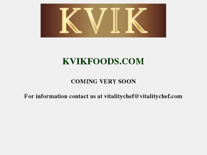 www.kvikfoods.com