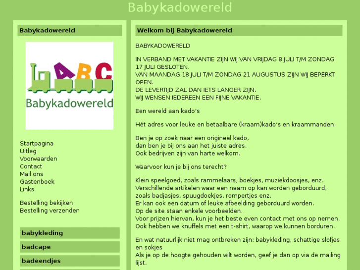 www.babykadowereld.nl