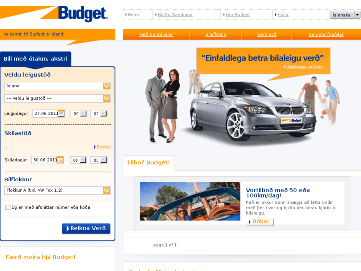 www.budget.is