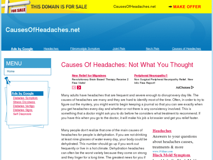 www.causesofheadaches.net