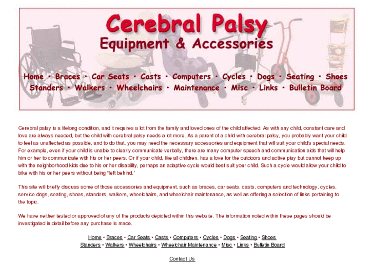 www.cerebralpalsyaccessoriesandequipment.com