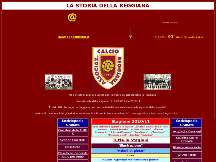 www.lastoriadellareggiana.it