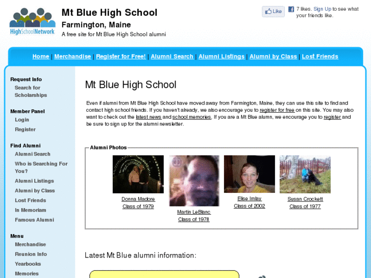 www.mountbluehighschool.com