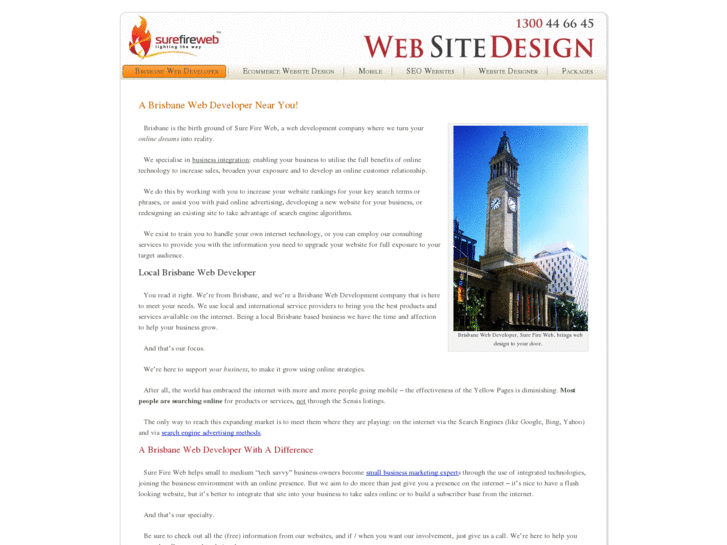 www.surefirewebsitedesign.com.au