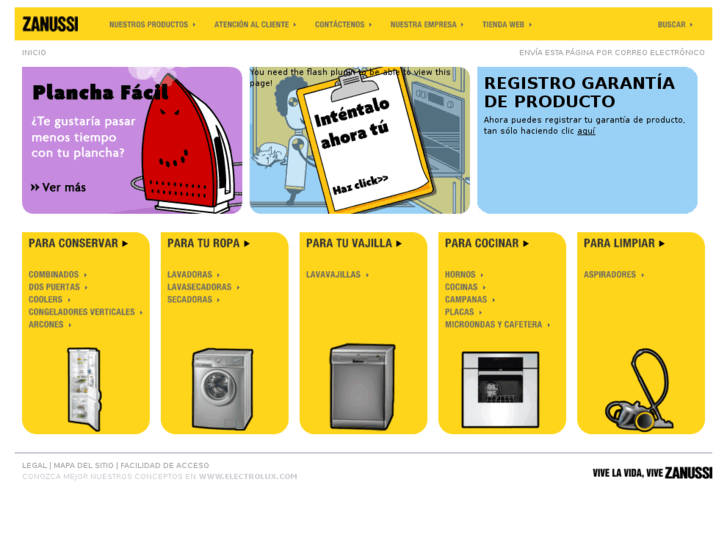 www.zanussi.es