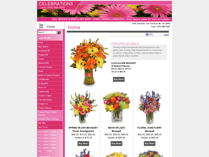 www.celebrationsflorist.net