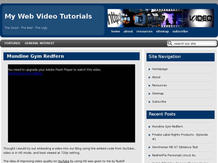 www.mywebvideotutorials.com