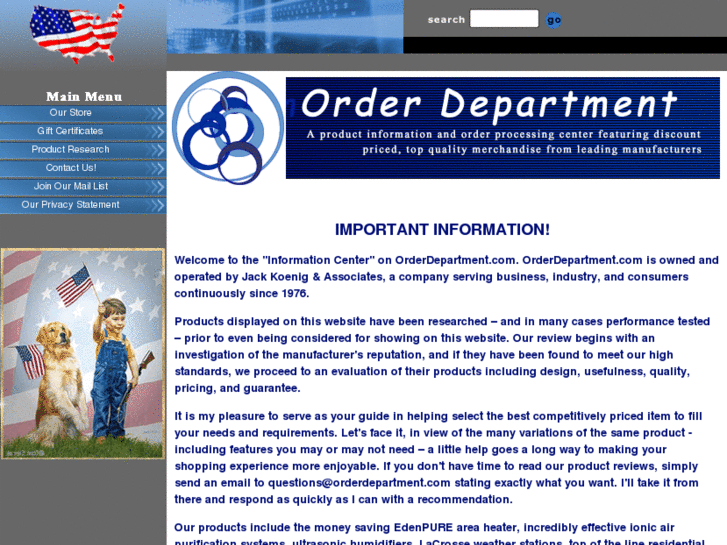 www.orderdepartment.com