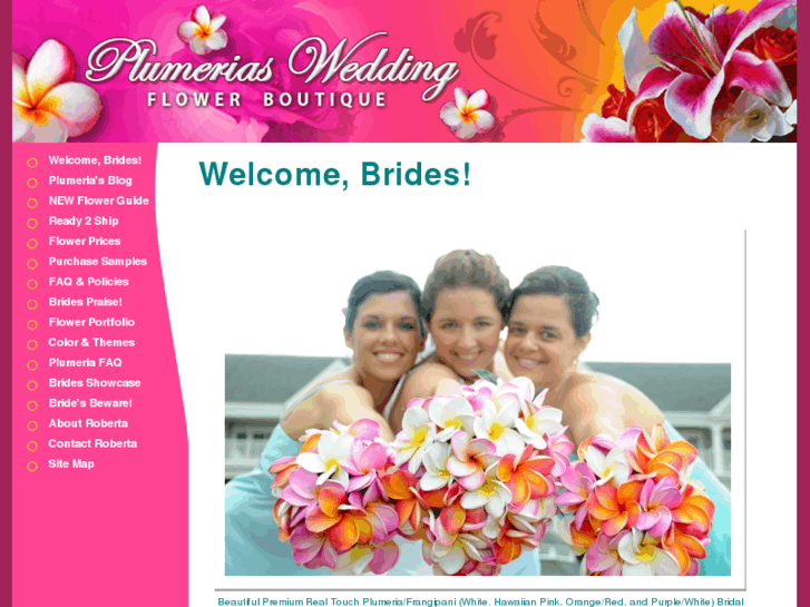 www.plumeriasweddingflowerboutique.com